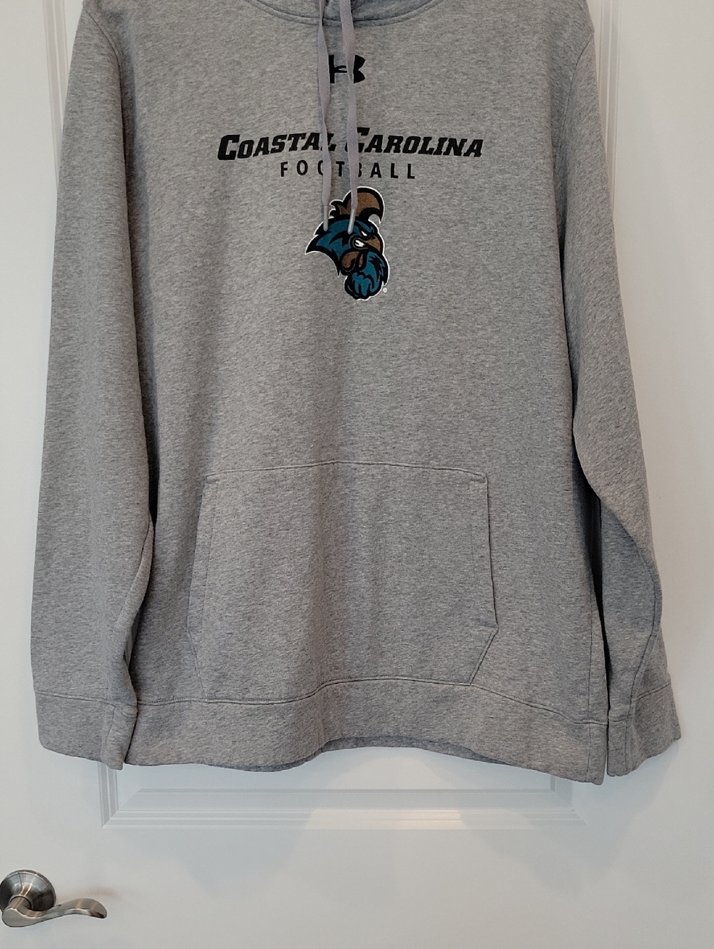 Under Armour Costal Carolina Football Hoodie Sweatshirt In Gray Size XXL - Picture 3 of 6
